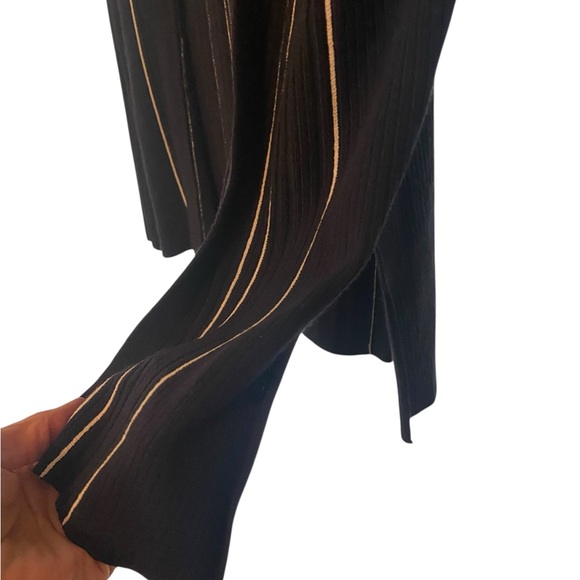 Theory Hankson Striped Black Cardigan Small - Picture 5 of 11